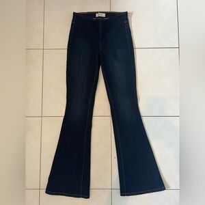 Women's Dark Blue Flared Bootcut Jeans